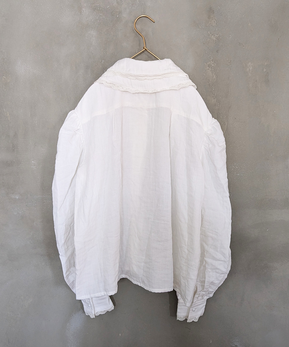GO GO VINTAGE! BLOUSE - WHITE | madder madder GO GO VINTAGE! BLOUSE - WHITE | madder madder