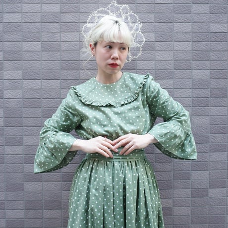 Dumpling　Dreamy　Dress - green