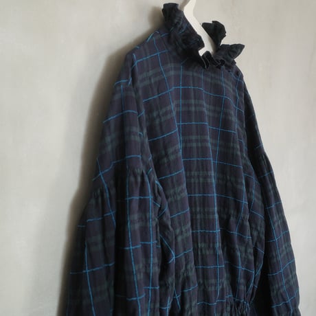 SEASON GAP LAB. check frill blouse - 02
