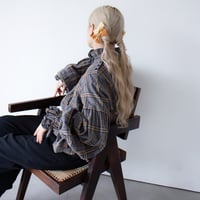 SEASON GAP LAB. check frill blouse - 03