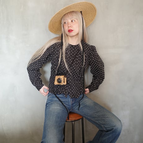 Tang Yuan Parlor's BLOUSE - toro2 black