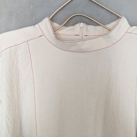 NEIGHBOR’S TEA TOWEL DRESS - OFF WHITE