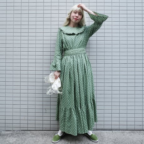 Dumpling　Dreamy　Dress - green