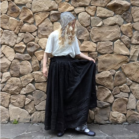 TUCK VEIL-TUNIC-SKIRT