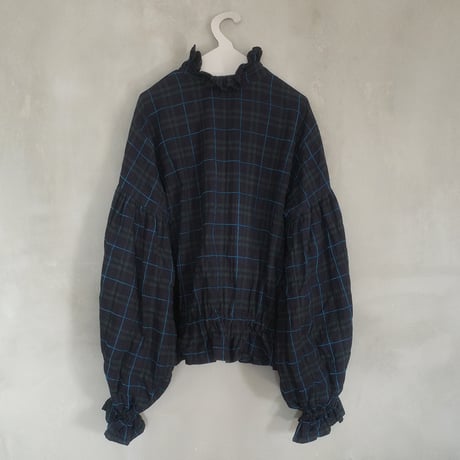 SEASON GAP LAB. check frill blouse - 02