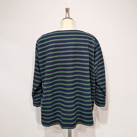 grandpappy's basque shirt - green & navy