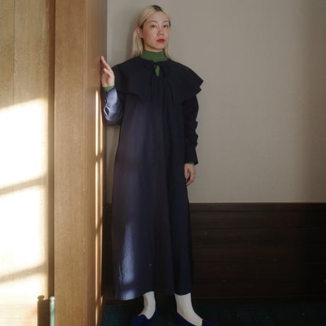 First Quarter MOON DRESS - NAVY