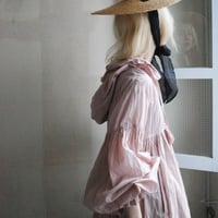 CANDY SLEEVE ANORAK？ DRESS - PINK
