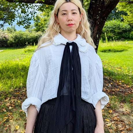 GO GO VINTAGE! BLOUSE - WHITE