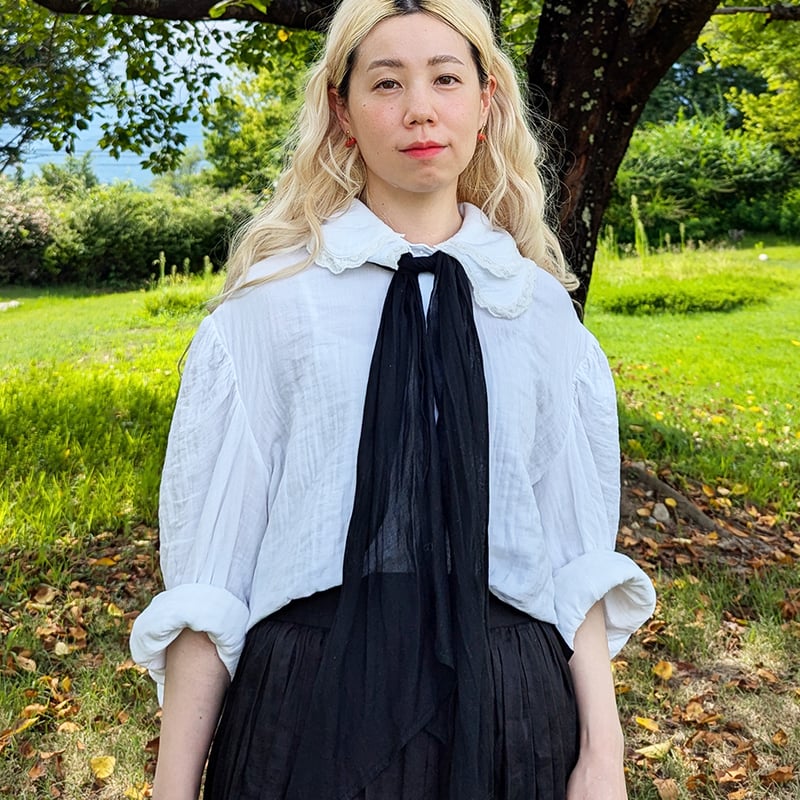 GO GO VINTAGE! BLOUSE - WHITE | madder madder GO GO VINTAGE! BLOUSE - WHITE | madder madder