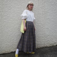 SEASON GAP LAB. check skirt-03