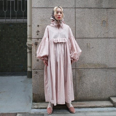 CANDY SLEEVE ANORAK？ DRESS - PINK