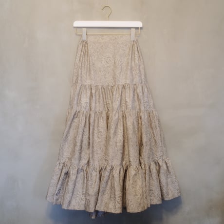 LUCKY PAISLEY DANDAN SKIRT - Moon light illusion