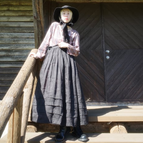TUCK VEIL-TUNIC-SKIRT