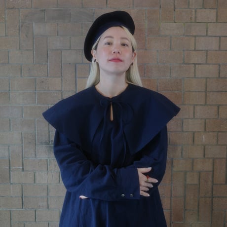First Quarter MOON DRESS - NAVY