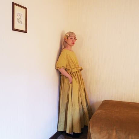 YO-JO- DRESS - TURMERIC -