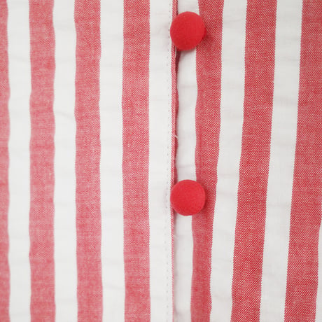 PARASOL STRIPES BLOUSE JACKET - sunny red