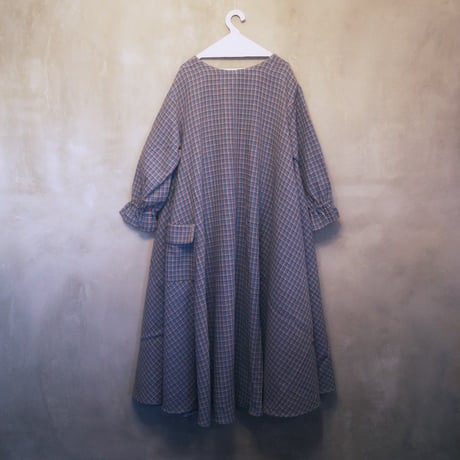 ON/OFF CHECK 182 DRESS - SEASIDE SUNRISE