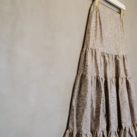LUCKY PAISLEY DANDAN SKIRT - Moon light illusion