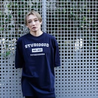 studio GOD オリジナルTシャツ / ネイビー