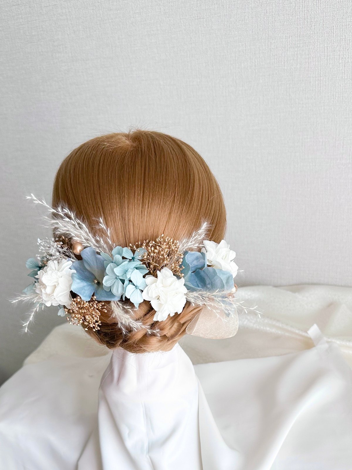 新品   25cm ブルーフラワーカーブ ペア f74028d5cdad5104bebfc3ebfd19eb