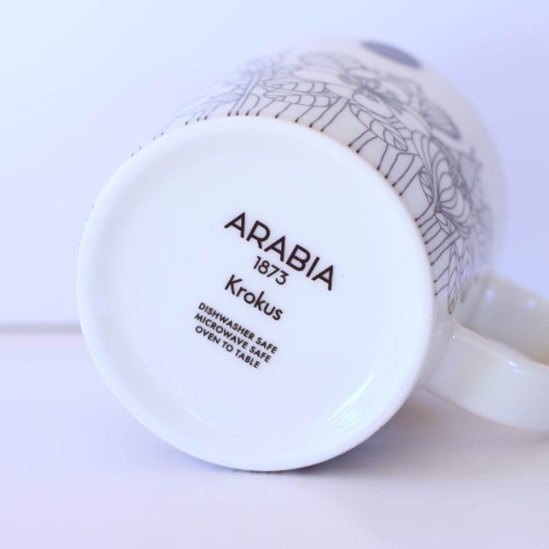 アラビア（ARABIA） クロッカス マグ300mlブラック | Koekje
