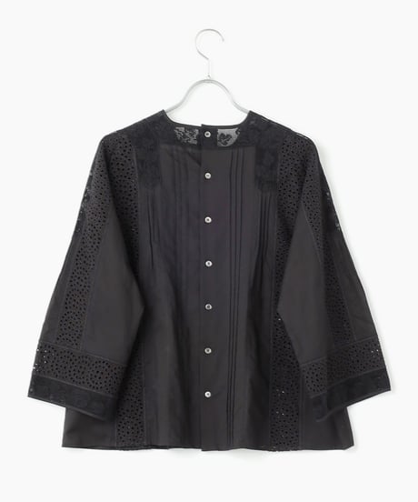 Lace Combination Blouse 2911-929  ● Special  Price ¥26,400