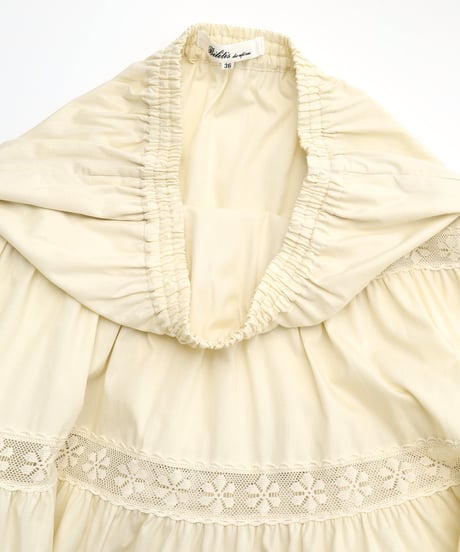 Lace Inserted Skirt 2912-910 ¥39,600