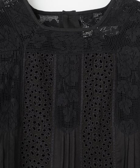 Lace Combination Blouse 2911-929  ● Special  Price ¥26,400