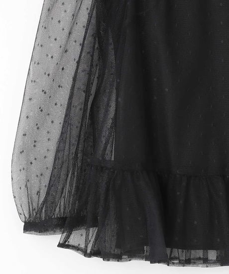 Dot Tulle Blouse(2911-901) ●Special Price ¥14,300