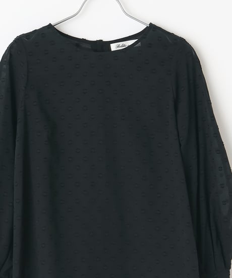 Dot Jaquard Blouse(2911-914) ● Special  Price ¥14,300