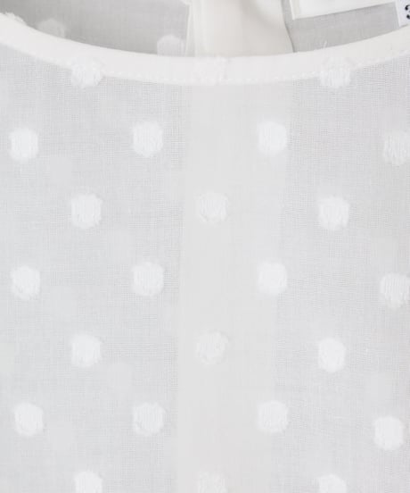 Dot Jaquard Blouse(2911-914) ● Special  Price ¥14,300