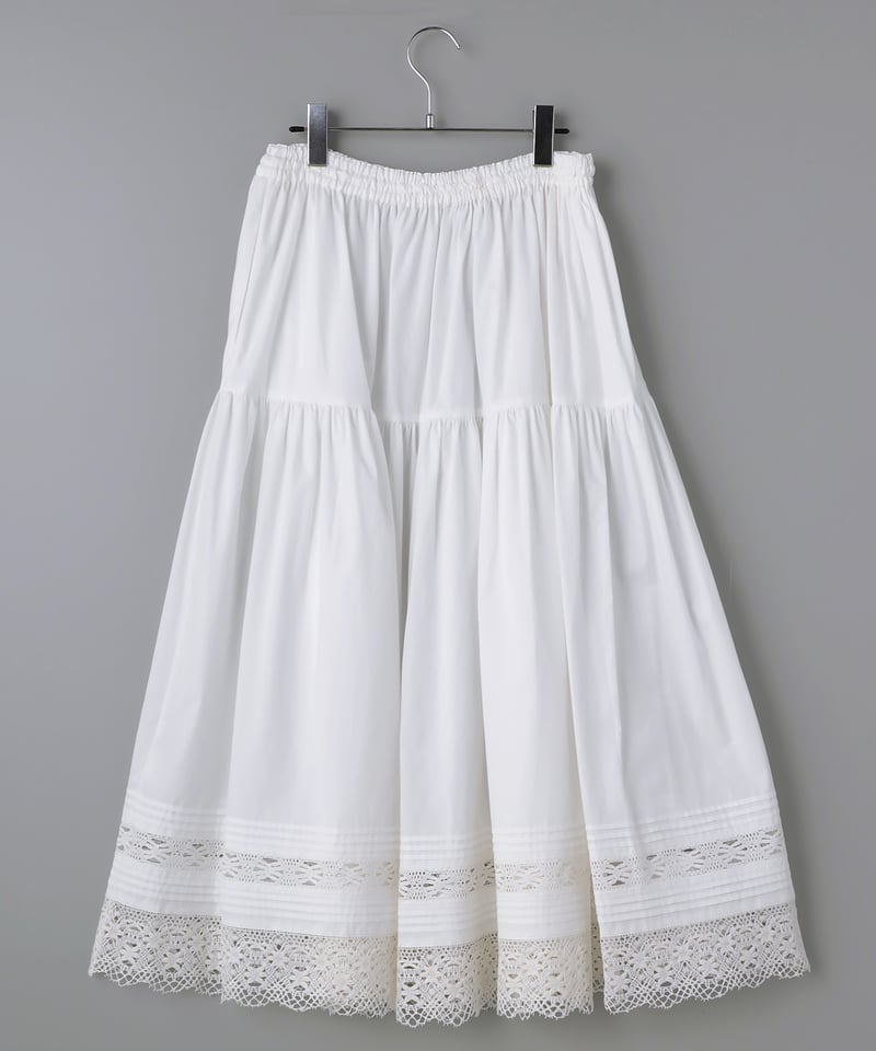 Antique Petticoat Skirt(2912-902) 白：追加分出来上がりました
