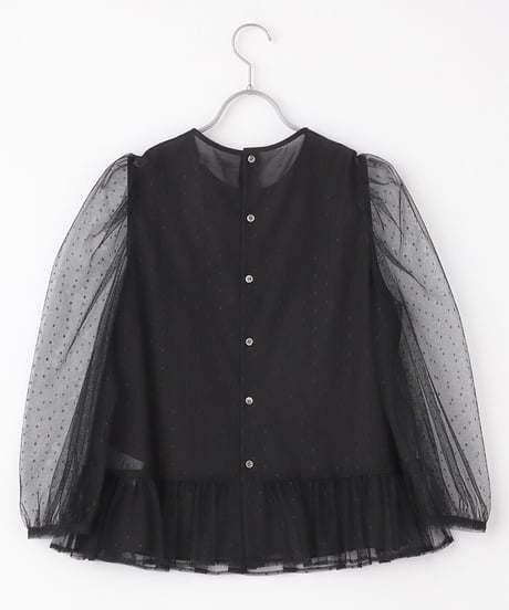 Dot Tulle Blouse(2911-901) ●Special Price ¥14,300