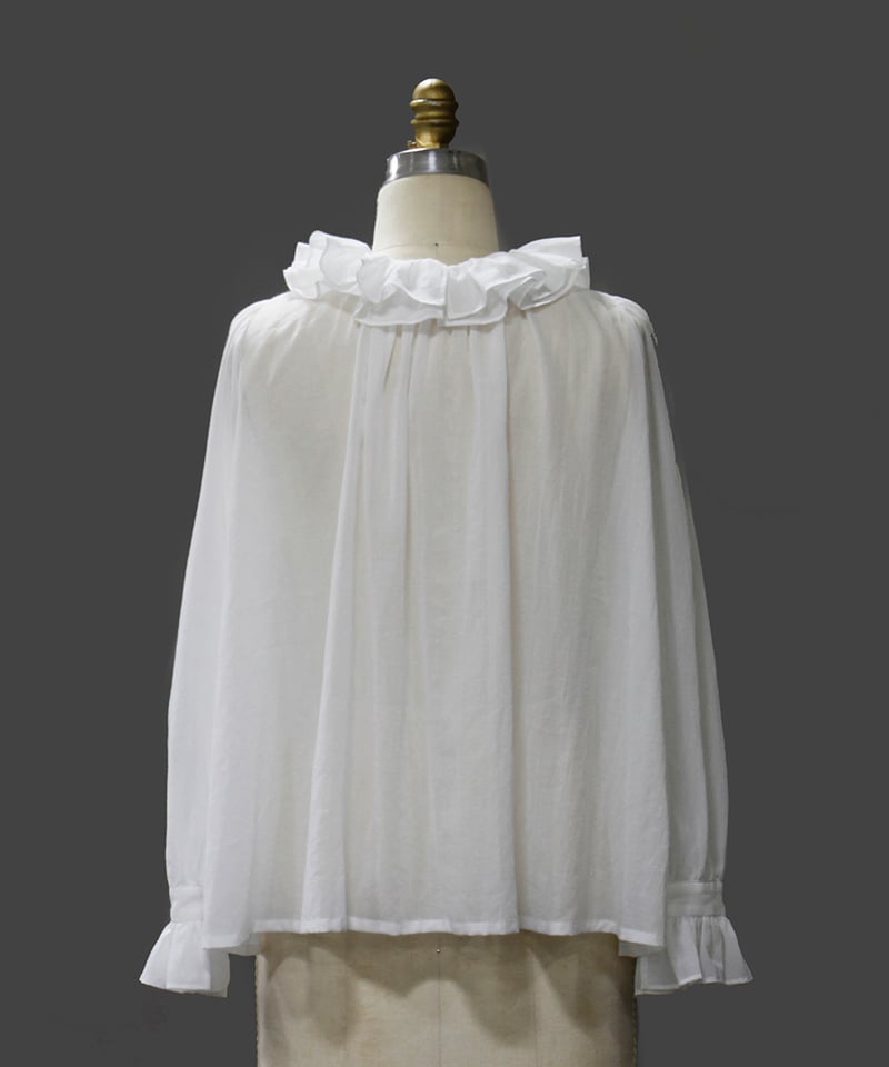 youa by NT HARISEN Blouse ハリセンブラウス ホワイト HARISEN Blouse