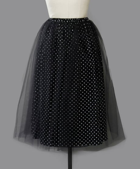 New Long Tutu Skirt Dot(2912-322dot)