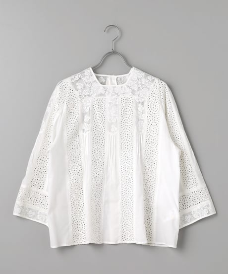 Lace Combination Blouse 2911-929  ● Special  Price ¥26,400