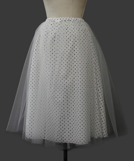 New Long Tutu Skirt Dot(2912-322dot)