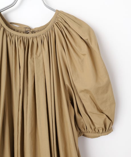 2913-700 Big Puff Sleve Dress ● Special Price  ¥22,000
