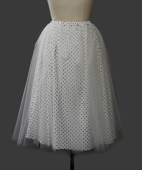 New Long Tutu Skirt Dot(2912-322dot)