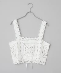 2914-654 Hand Knit Camisole ●Summer Special ¥18,480