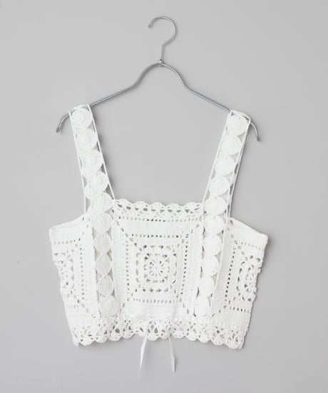 2914-654 Hand Knit Camisole ¥30,800