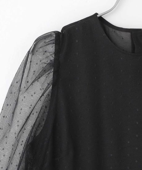 Dot Tulle Blouse(2911-901) ●Special Price ¥14,300