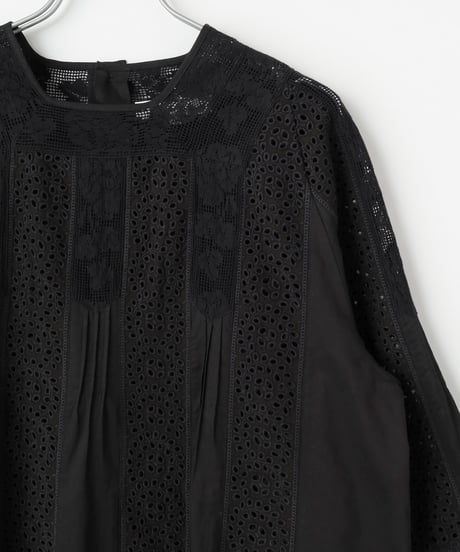 Lace Combination Blouse 2911-929  ● Special  Price ¥26,400