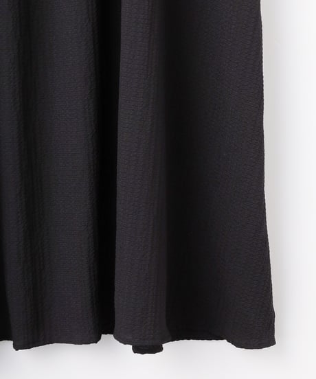 Pintucked Black Dress 2913-706