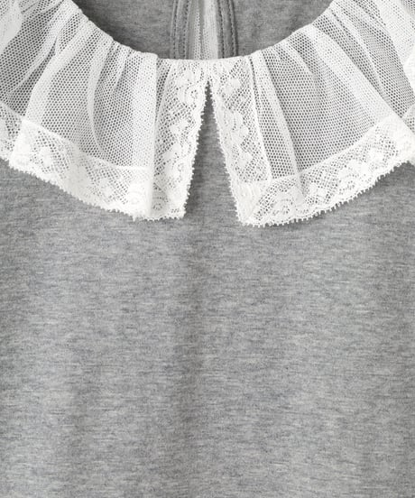Tulle Collar Tops 2916-471 ¥19,800