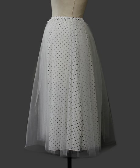 New Long Tutu Skirt Dot(2912-322dot)