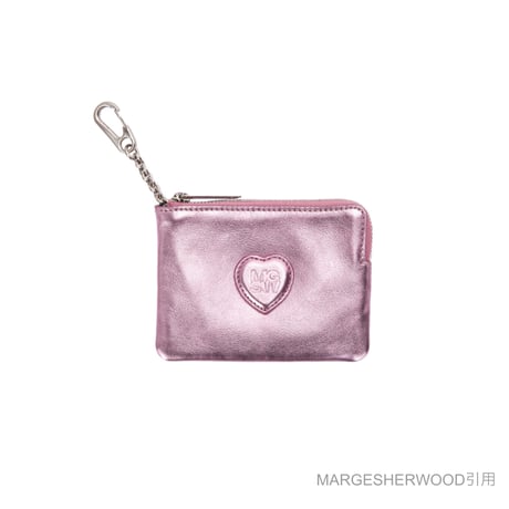【MARGESHERWOOD】HEART ZIPPER WALLET　6colors（cow leather)