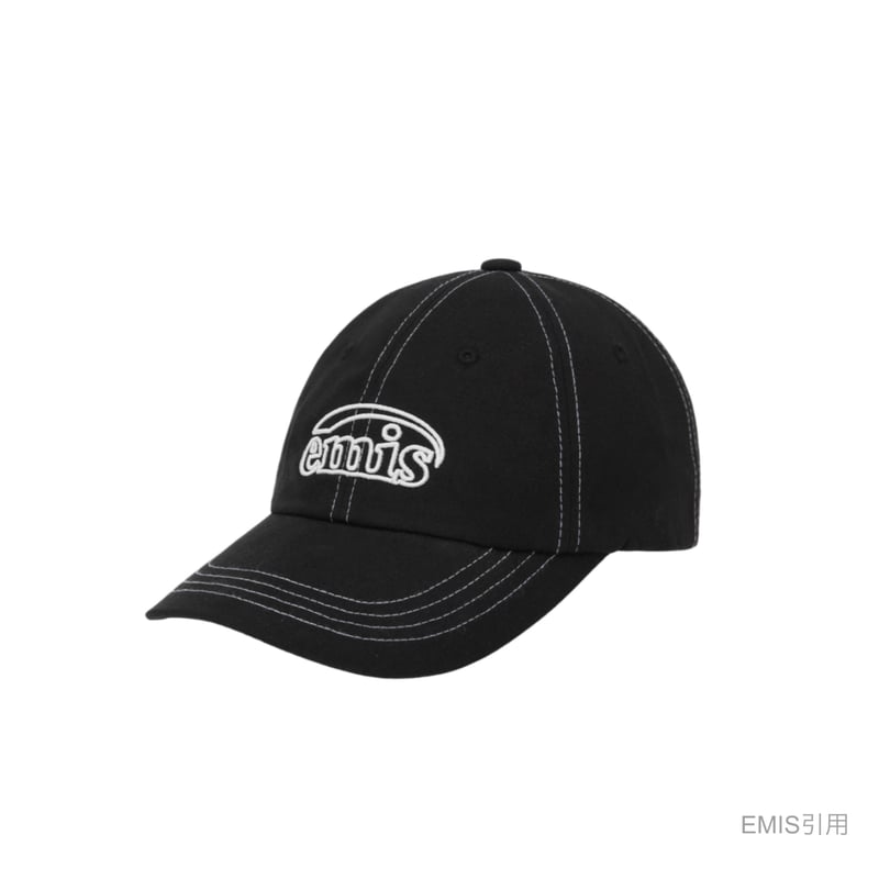 emis】WHITE STITCH BALL CAP(3colors) | PS23