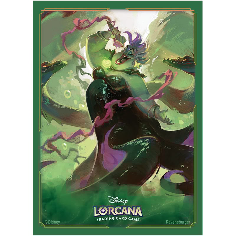 Disney Lorcana】Card Sleeves Ursula | Huskita TCG